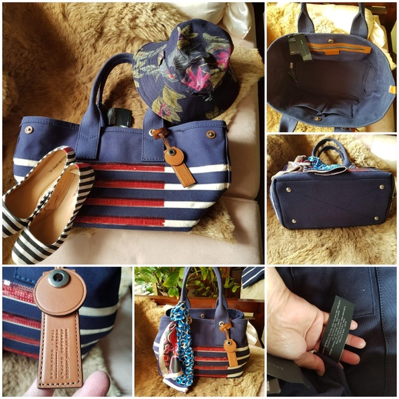 Marc By Marc Jacobs Bags Marc Jacobs St Tropez Lg Canvas Tote